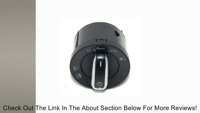 HQRP Headlight Switch for Volkswagen Passat 2005 / 2006 / 2010 Passat CC B6 2009 / 2010 / 2011 / 2012 plus HQRP Coaster Review