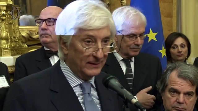 Roma - Il saluto del segretario generale Ugo Zampetti (19.12.14)