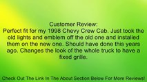 1994 1995 1996 1997 1998 1999 CHEVY SUBURBAN GRILLE CHROME / BLACK NEW Review