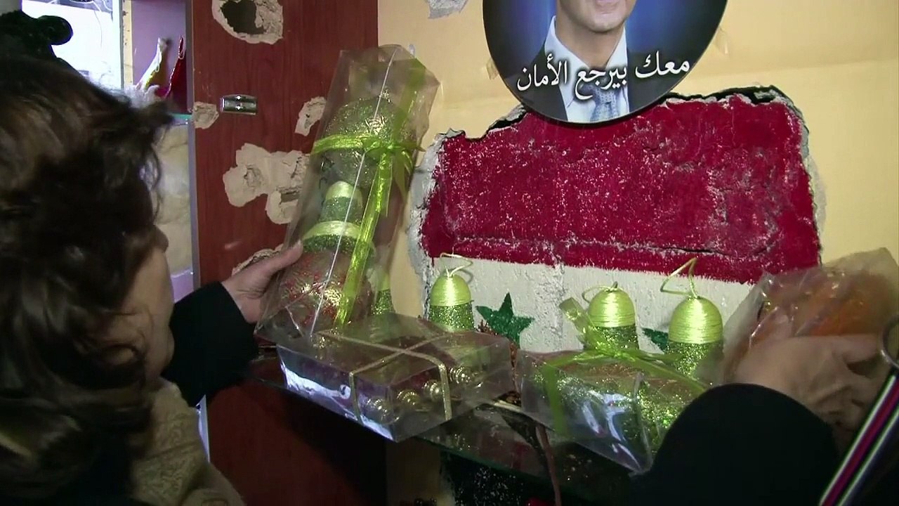 مسيحيو حي الحميدية في حمص يحتفلون بعيد الميلاد رغم الدمار