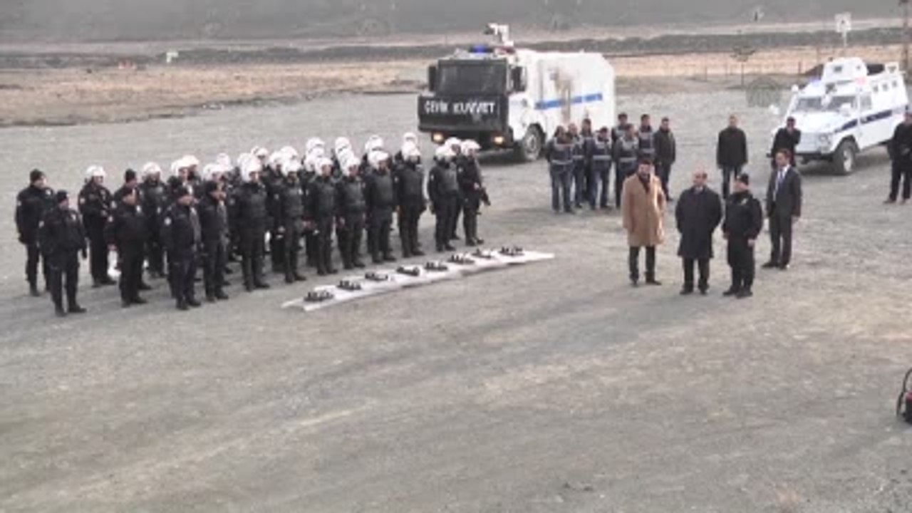 Erzincan'da Toplumsal Olaylara Müdahale Tatbikatı