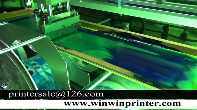 Bucket Or Pail Auto Screen Printing Machine with handle