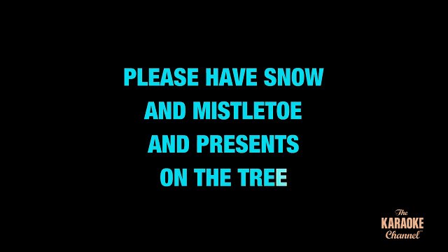 I'll Be Home For Christmas in the Style of 'Linda Ronstadt' with lyrics (no lead vocal).
