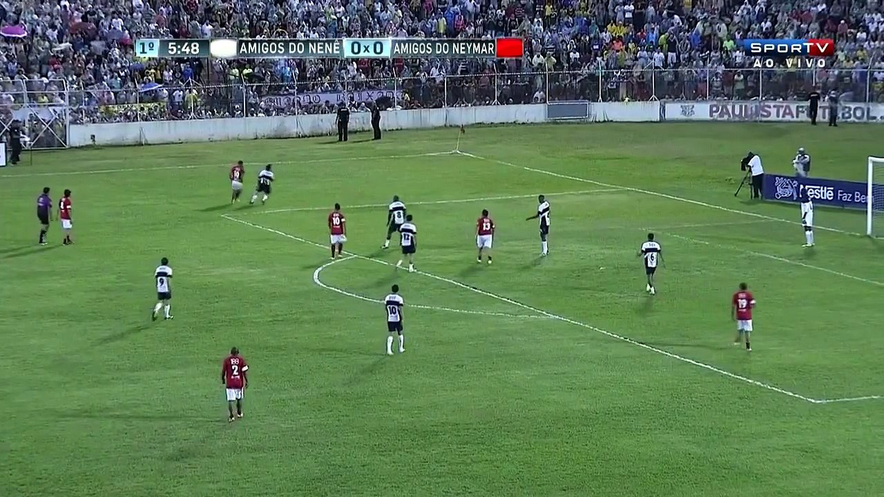 Neymar Jr Fantastic Goal in Charity Match ? Tornado Twist Skill