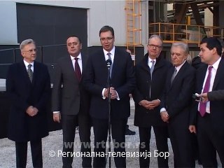 Svečano obeležen završetak izgradnje nove topionice u RTB-u Bor, 23. decembar 2014. (RTV Bor)1