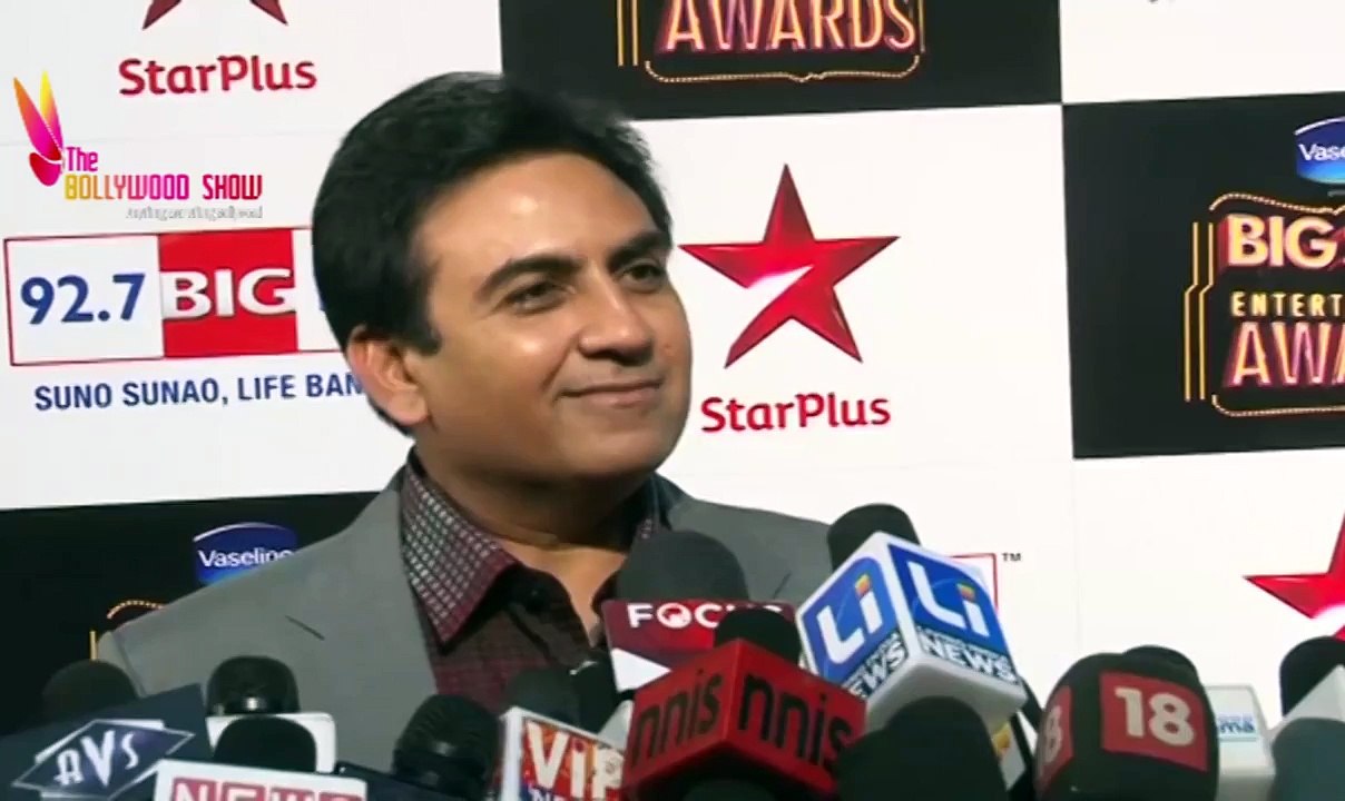 Taarak Mehta Ka Ooltah Chashmah Star Dilip Joshi @ Big Star Entertainment Awards 2014