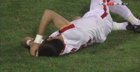 Galatasaray'da Veysel Sarı, Kanlar İçinde Kaldı