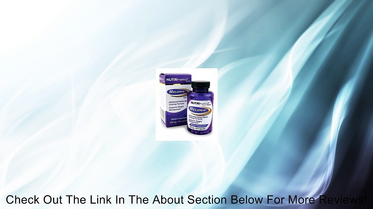 Nutri-Fusion Systems Relora 250 mg 90 Capsules Review