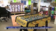 Londres: deux orphelins du tsunami se muent en philantropes