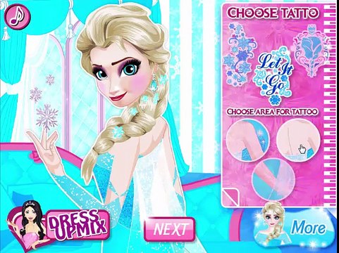 Karlar Ülkesi Prensesi Elsa Dövme Yap