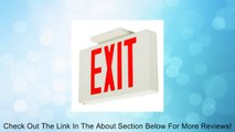 Exit Sign, Standard - Red LED - White - Battery Backup - LEDRBB Review