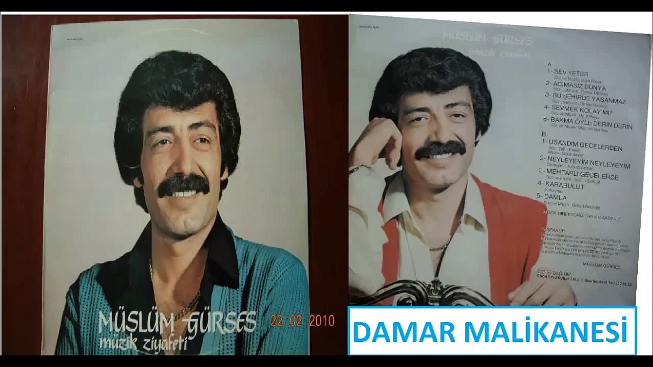 Müslüm Gürses - Hangi Seven Sevildi ( Damla ) HD