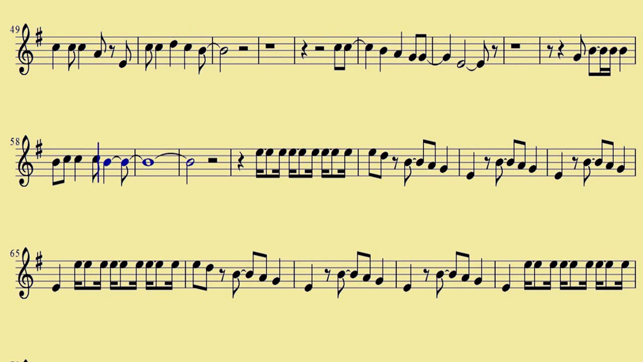 [ Alto ] Sax Come Get It - Selena Gomez