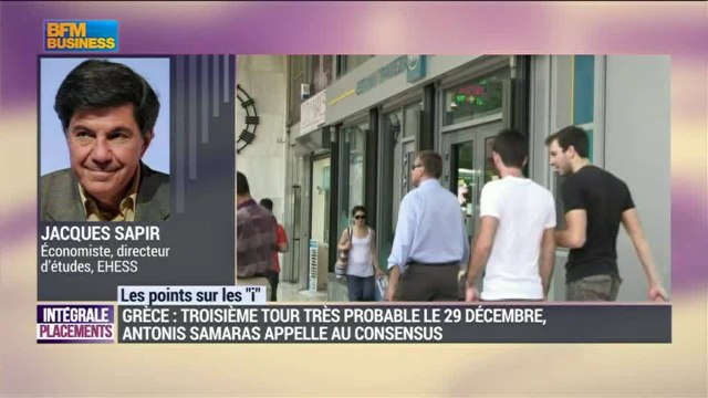 La minute de Jacques Sapir : Nouveau président ou non, la Grèce n'ira pas mieux ! - 23/12