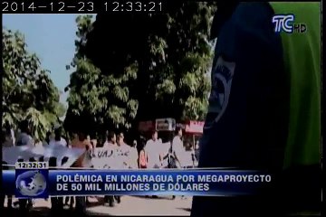Polémica en Nicaragua por mega proyecto de 50 mil millones de dólares