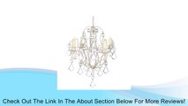 SHABBY IVORY CHIC HANGING CHANDELIER TEALIGHT CANDLE HOLDER WEDDING CENTERPIECE Review