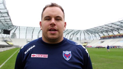 Laurent Bouchet présente l'une des fonctionnalités de l'application FCG