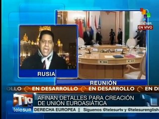 Unión Euroasiática afina detalles de su integración y puesta en marcha