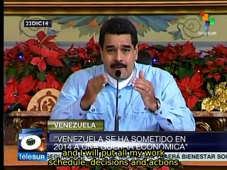 Maduro says Venezuela will have economic growth in 2015