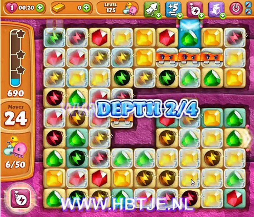 Diamond Digger Saga level 175
