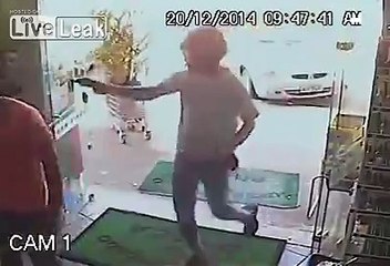 Old Man don't give a f*ck for gun pointed in his head