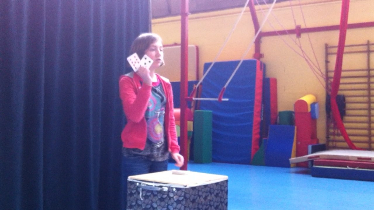 Stage de magie à l'école du cirque.
