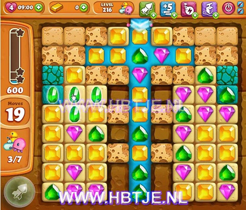 Diamond Digger Saga level 216