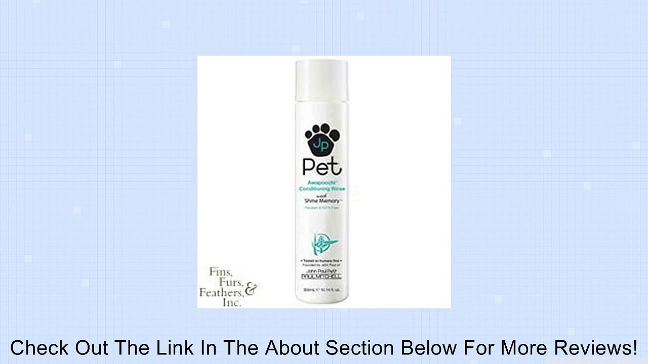 John Paul Pet Awapoochi Rinse Review