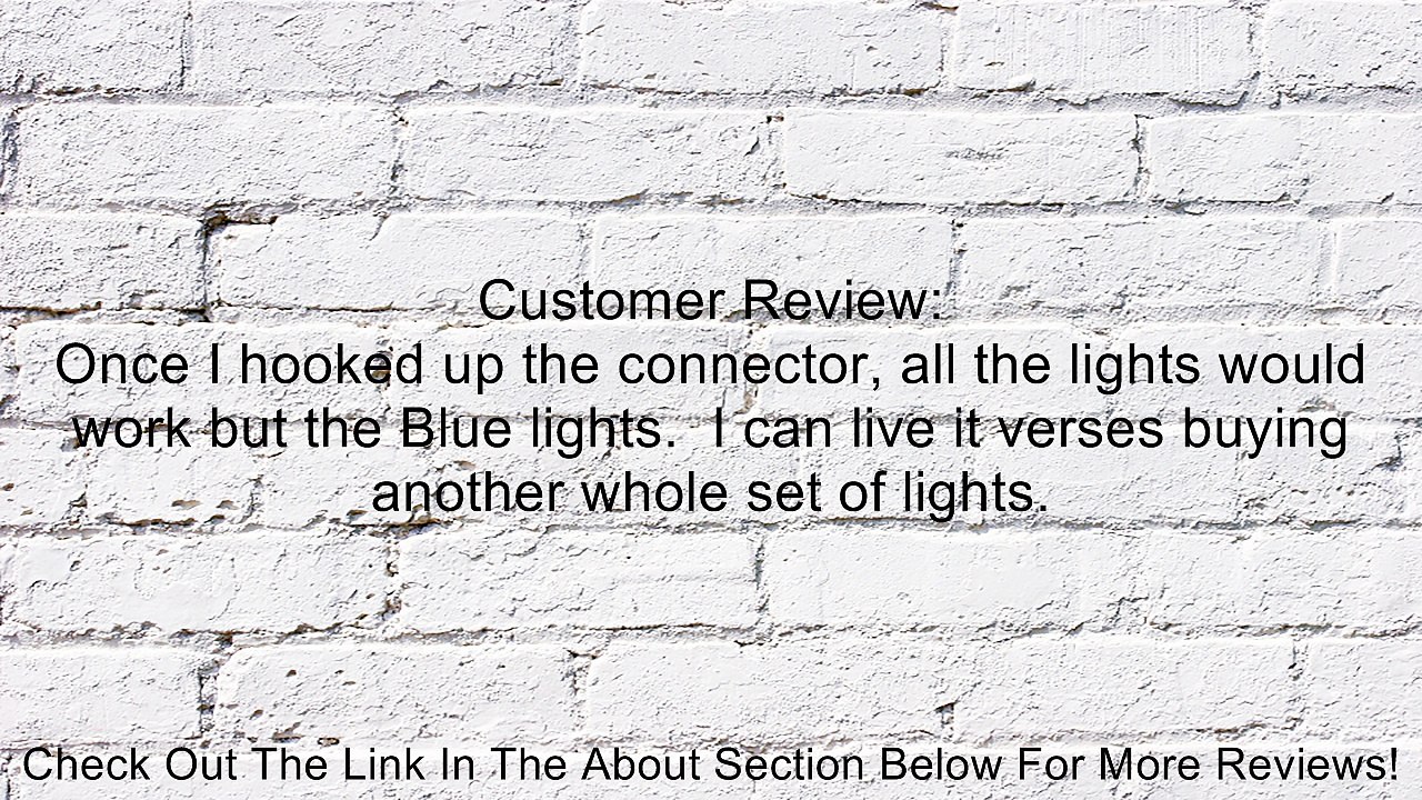 LED strip light connector one end 4pin male connector,another end new type 10mm connector,+BRG Review