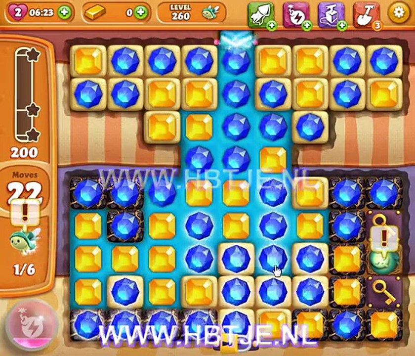 Diamond Digger Saga level 260