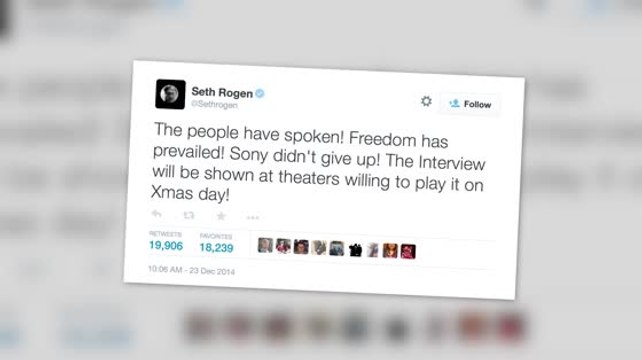 Freedom Prevails! The Interview Will Be Released