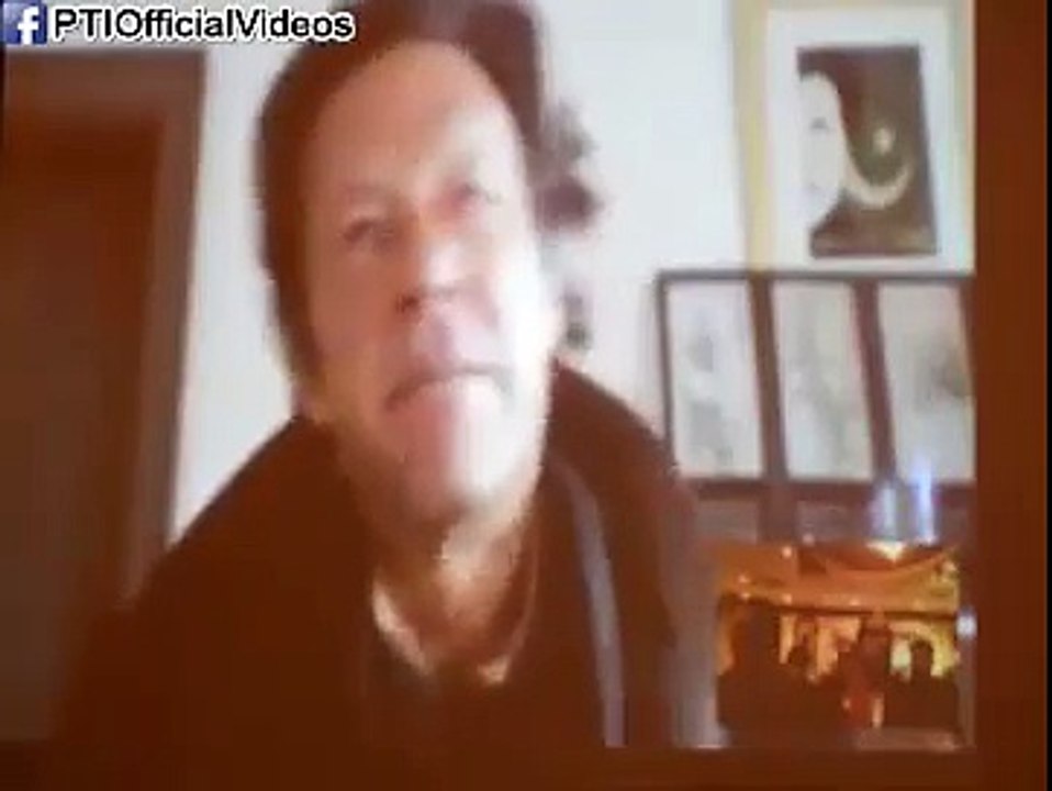 PTI Chairman Imran Khan speech at a fund raiser in Chicago (Via Skype)