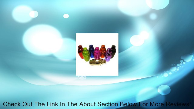 Metallic Mini Cocktail Shaker (Set of 6), Personal Size, Holds 6 Ounces, Blue Review