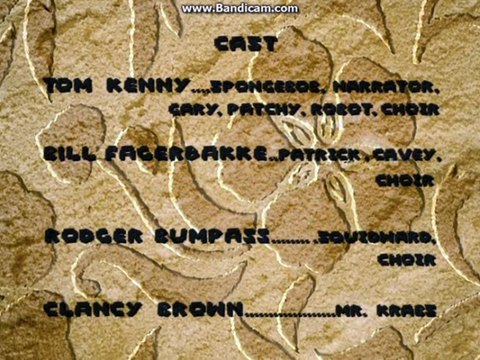 SpongeBob SquarePants Closing Credits [SpongeBob BC Custom] (2002)