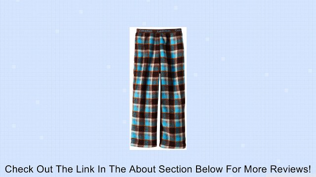 Calvin Klein Boys Ck Big Plaid Pant, Brown, X-Small/5-6 Review