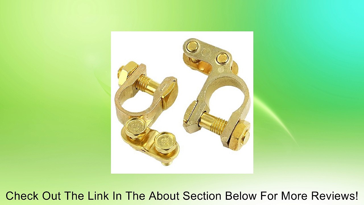 2 Pcs Spare Part Adjustale Copper Battery Terminal Clamps Review