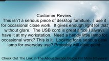 15 LEDs USB Table Light Stem Desk Reading Lamp Black Review