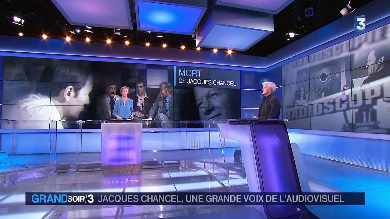 Mort de Jacques Chancel, un grand de l'audiovisuel