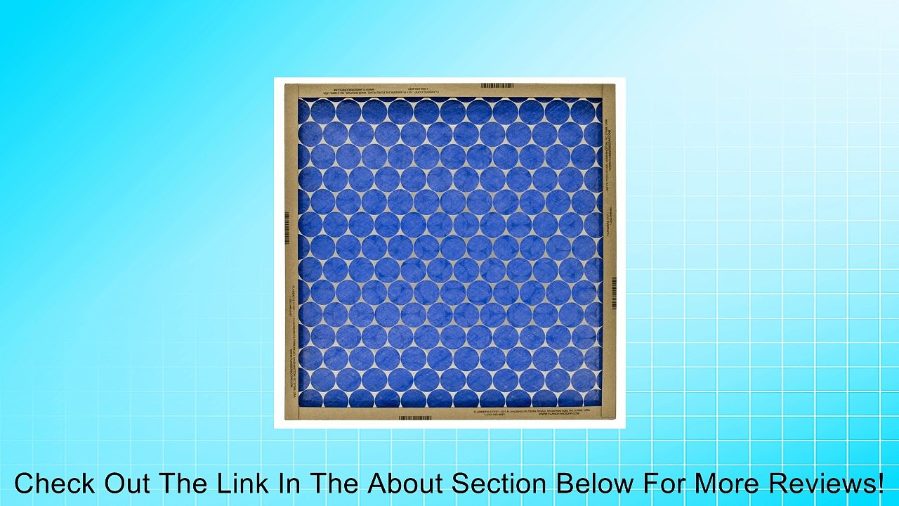 Flanders PrecisionAire 10255.011414 14 by 14 by 1 Flat Panel Heavy Duty Spun Glass Air Filter, 12-Pack Review