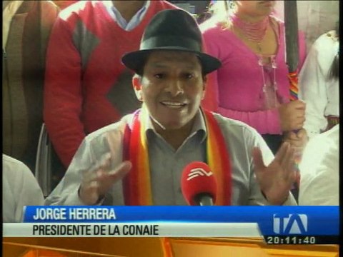 Asamblea de la Conaie resuelve permanecer en edificio disputado con el Gobierno