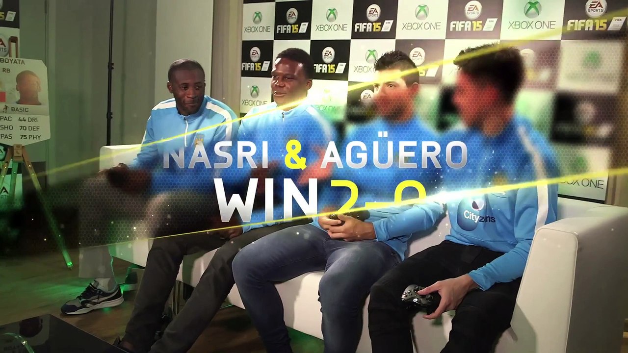 FIFA 15 - Manchester City Oyuncuları FiFA 15 Turnuvası - Agüero, Nasri, Touré, Boyata