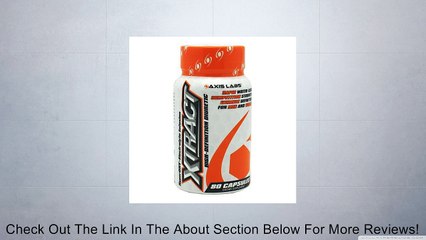 Axis Labs Xtract High-Definition Diuretic - 80 Capsules Review