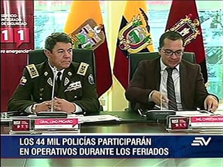 44.000 policías trabajarán en los feriados de Navidad y Año Nuevo