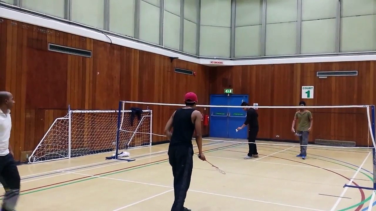 Playing Badminton 01