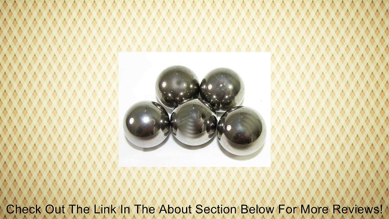 PKG (6) Large 3/4" Diameter Steel Ball Bearings Review