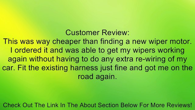 1965 - 66 Ford Mustang Windshield Wiper Switch 2 Speed New Review