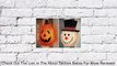 Outdoor Holiday Porch, Garage Lights- Two Pumpkins & Two Snowmen- Hang right over your existing fixture- Package of Four (4). Approximately 12 Inches high x 9 inches wide. One for Halloween and one set for Winter! Review