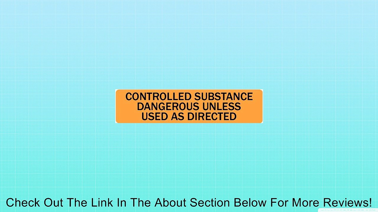 Controlled Substance - Veterinary Label / Stickers, 500 labels per roll, 1 roll per package Review