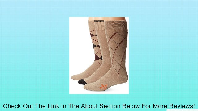 Dockers Men's 3-Pack Classics Metro Argyle Crew Socks - Big & Tall Review