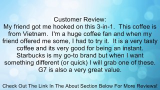 G7 3-in-1 Instant Coffee, 50 Sachets Review